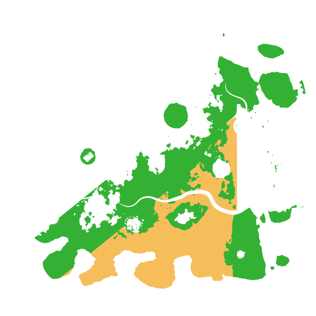 Biome Rust Map: Procedural Map, Size: 3500, Seed: 487642168
