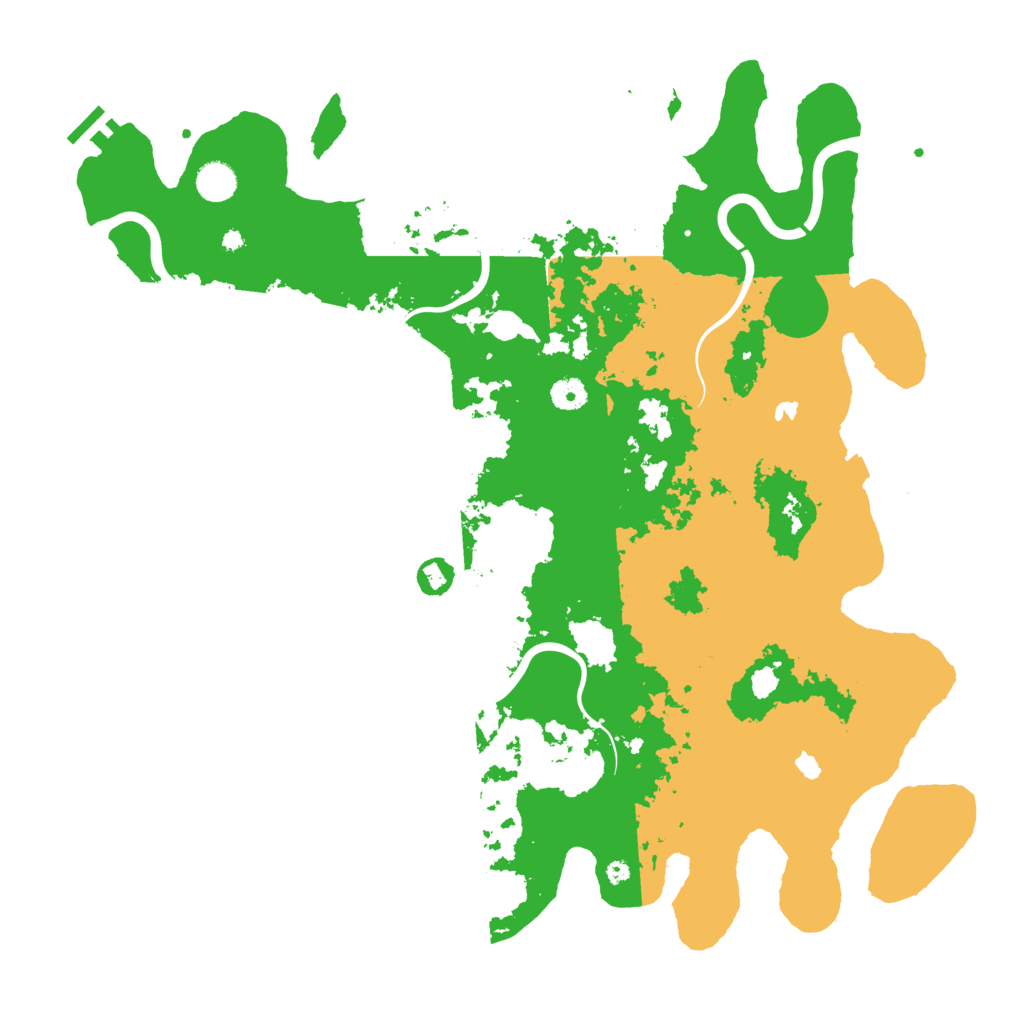Biome Rust Map: Procedural Map, Size: 4500, Seed: 104642