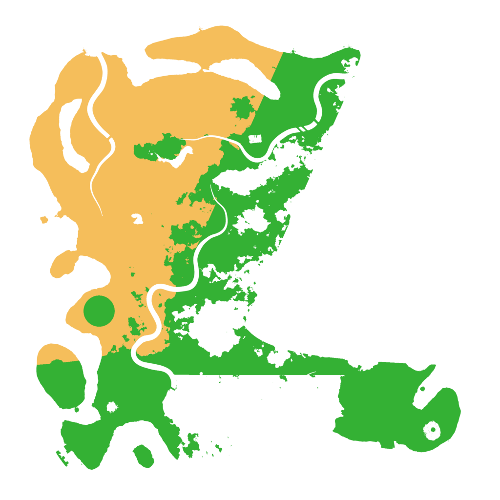 Biome Rust Map: Procedural Map, Size: 4250, Seed: 503924