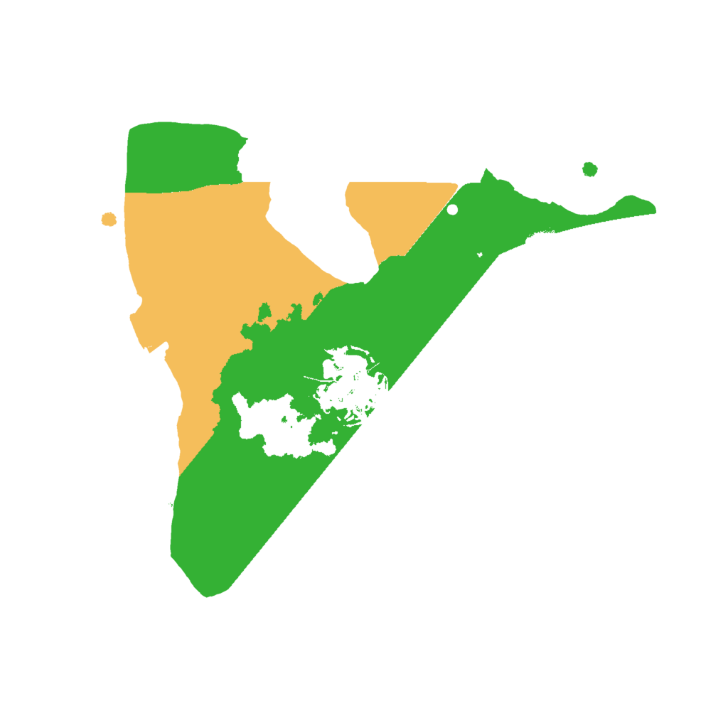 Biome Rust Map: Procedural Map, Size: 2000, Seed: 1521513209