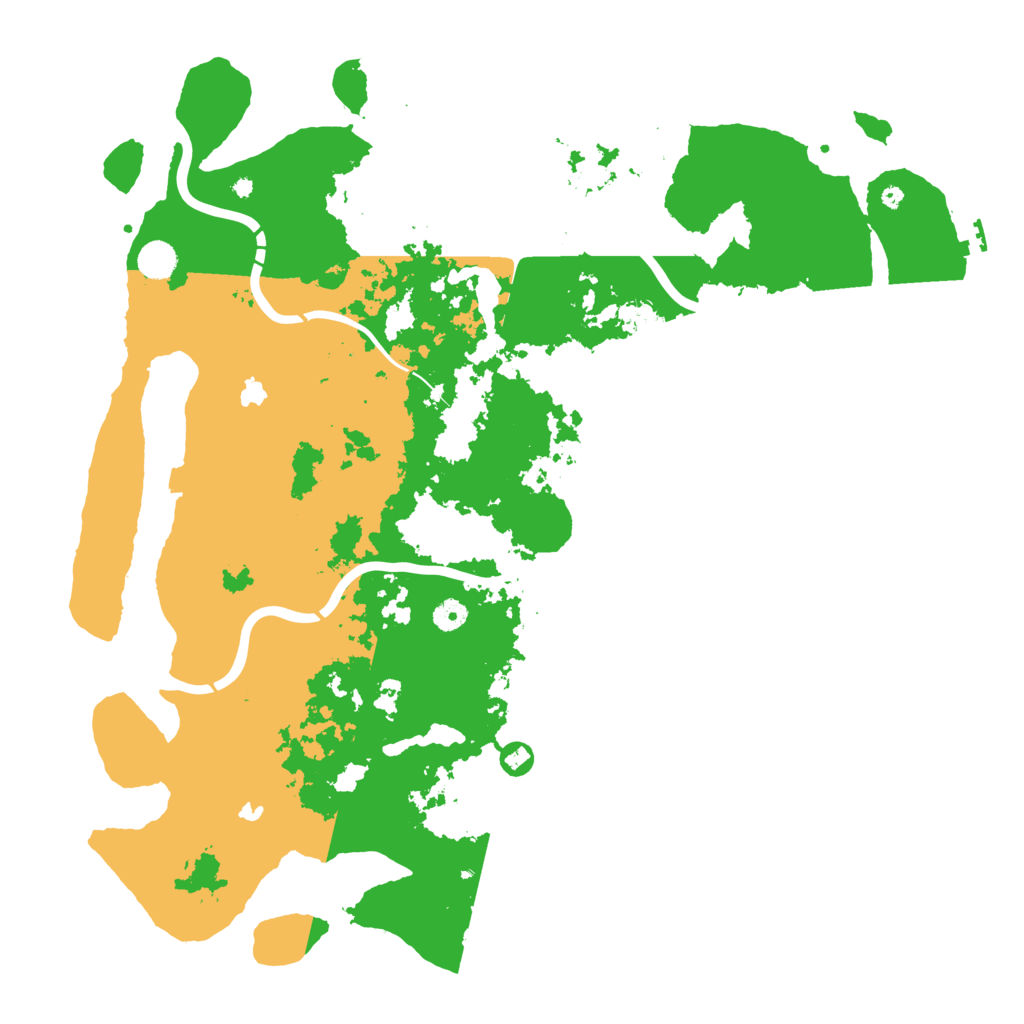 Biome Rust Map: Procedural Map, Size: 4750, Seed: 645570
