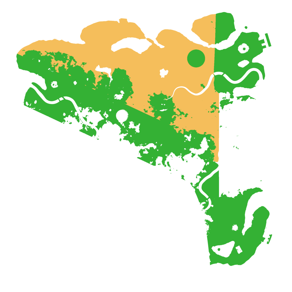 Biome Rust Map: Procedural Map, Size: 4321, Seed: 1146644318