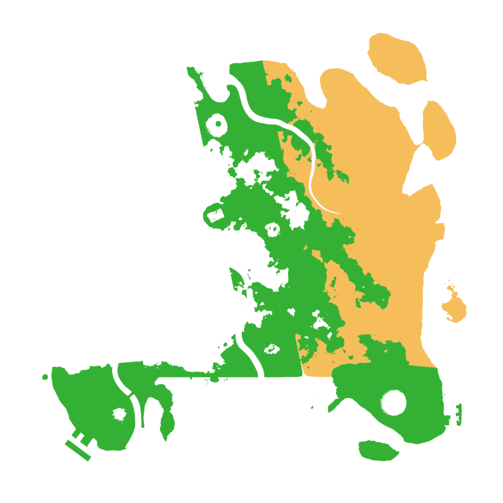 Biome Rust Map: Procedural Map, Size: 3500, Seed: 448688