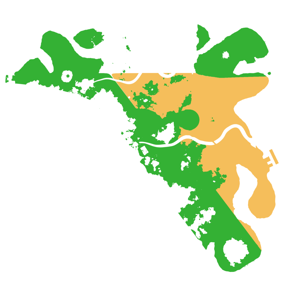 Biome Rust Map: Procedural Map, Size: 3750, Seed: 103234