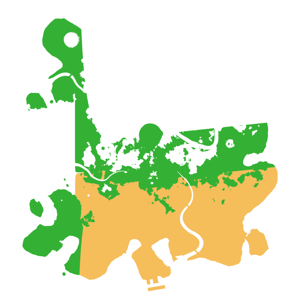 Biome Rust Map: Procedural Map, Size: 3500, Seed: 982078413