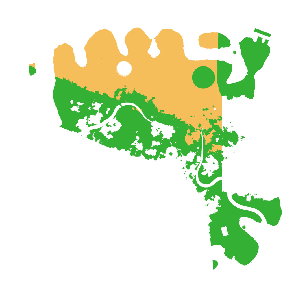 Biome Rust Map: Procedural Map, Size: 3500, Seed: 1651276139