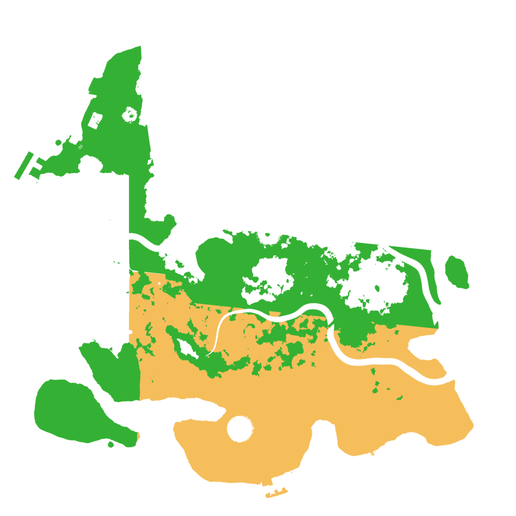Biome Rust Map: Procedural Map, Size: 3500, Seed: 223859940