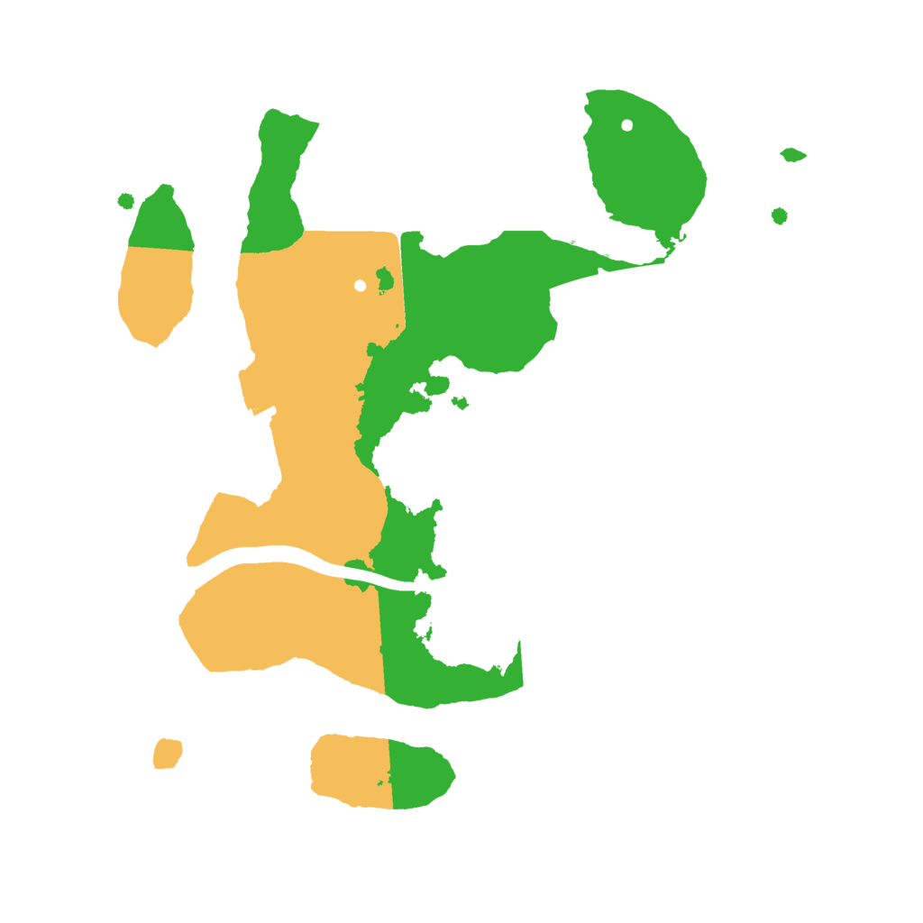 Biome Rust Map: Procedural Map, Size: 2300, Seed: 390325786