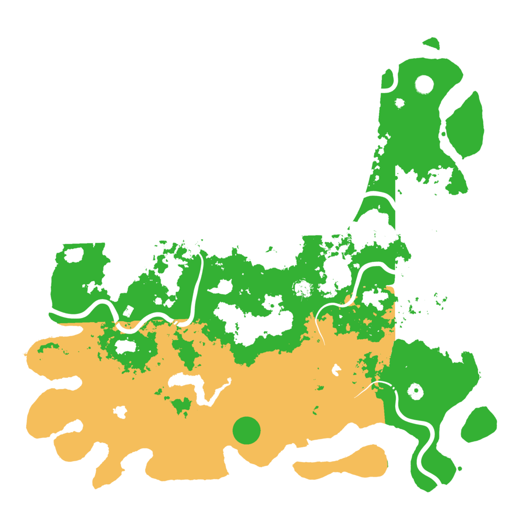 Biome Rust Map: Procedural Map, Size: 5000, Seed: 716877454