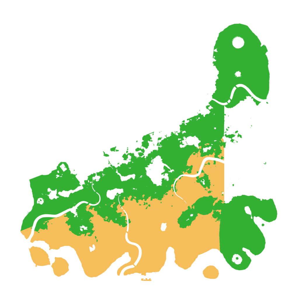 Biome Rust Map: Procedural Map, Size: 4500, Seed: 1936450442