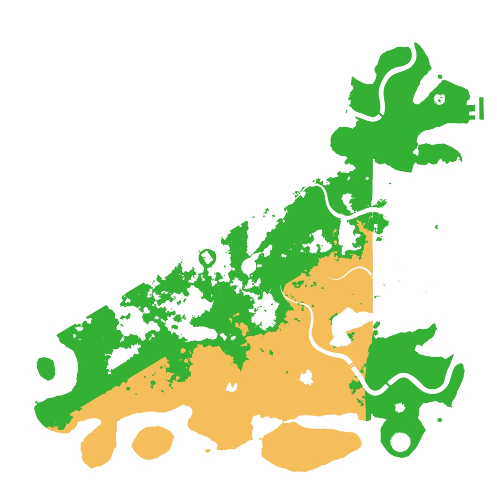 Biome Rust Map: Procedural Map, Size: 4500, Seed: 400123