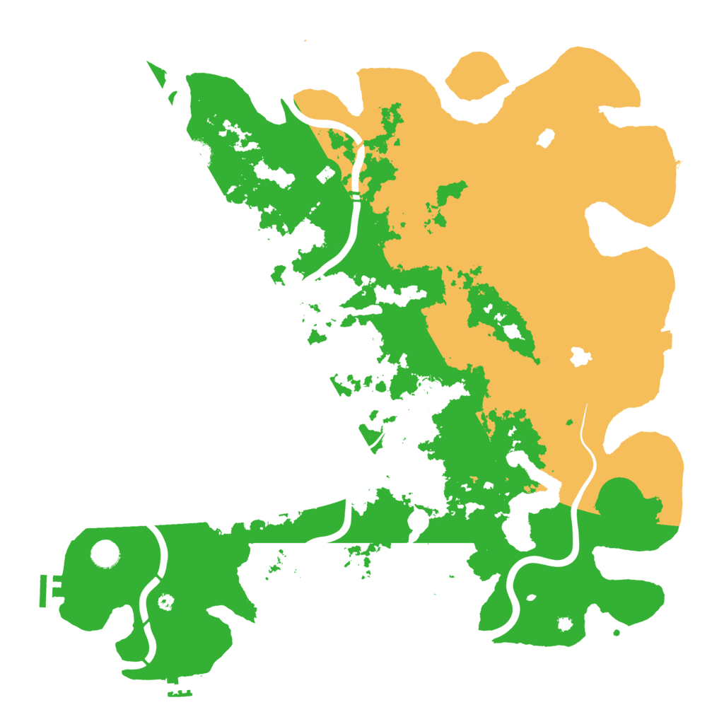 Biome Rust Map: Procedural Map, Size: 4500, Seed: 1466497949