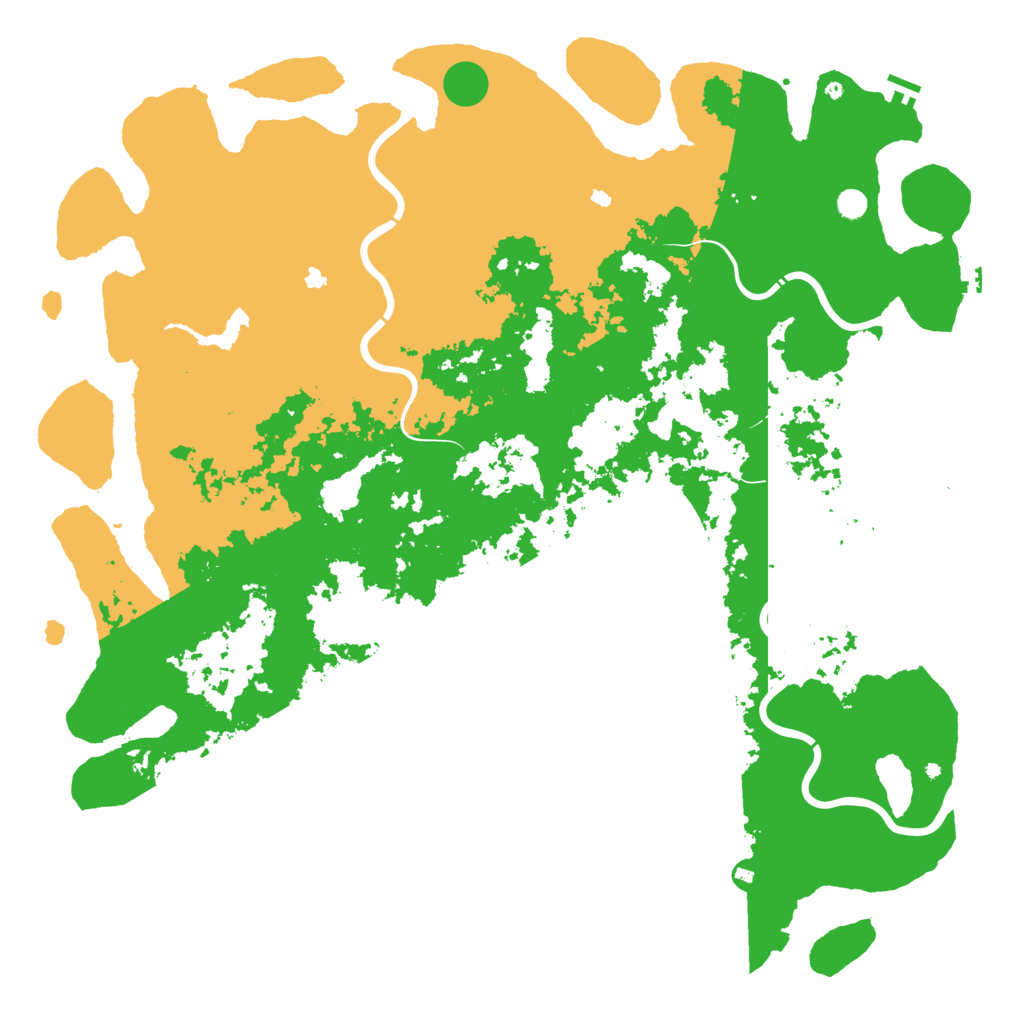 Biome Rust Map: Procedural Map, Size: 6000, Seed: 1114145204