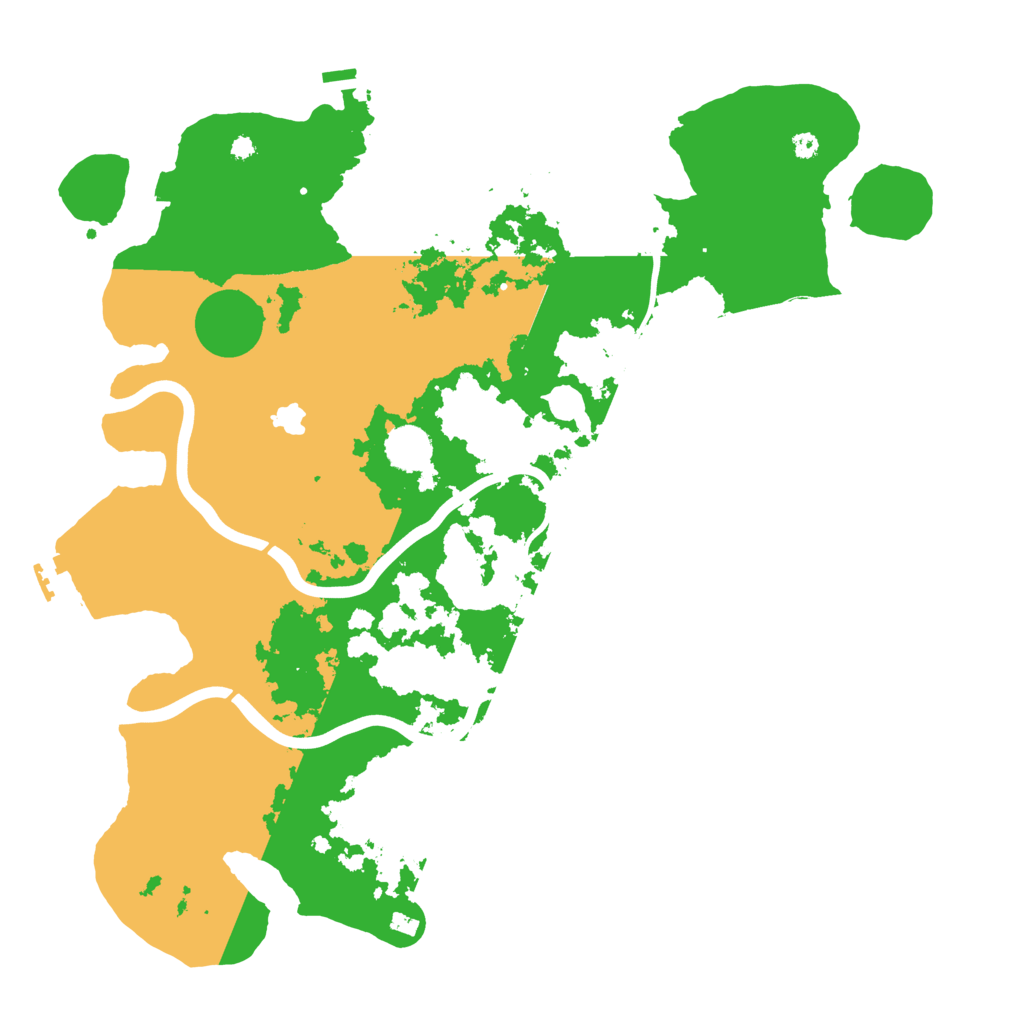 Biome Rust Map: Procedural Map, Size: 4000, Seed: 968379176