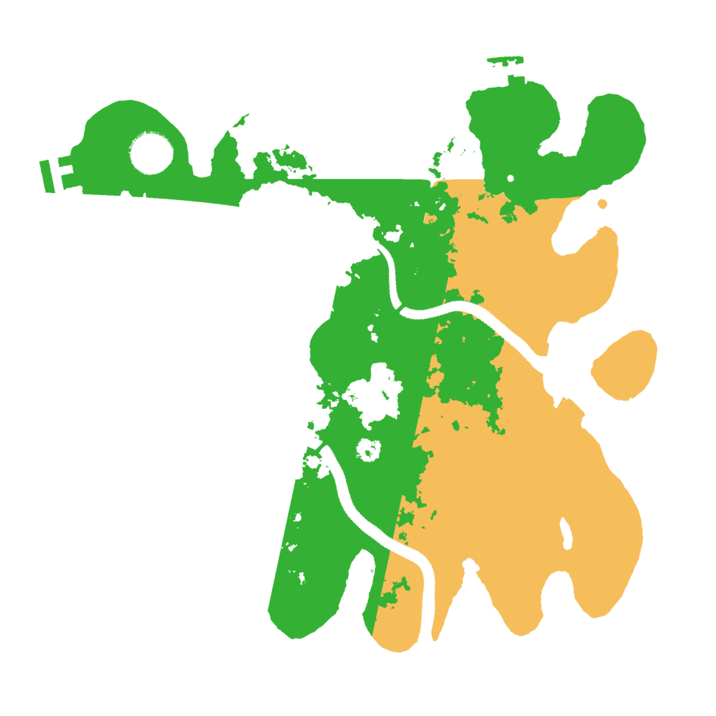 Biome Rust Map: Procedural Map, Size: 3000, Seed: 1037066489