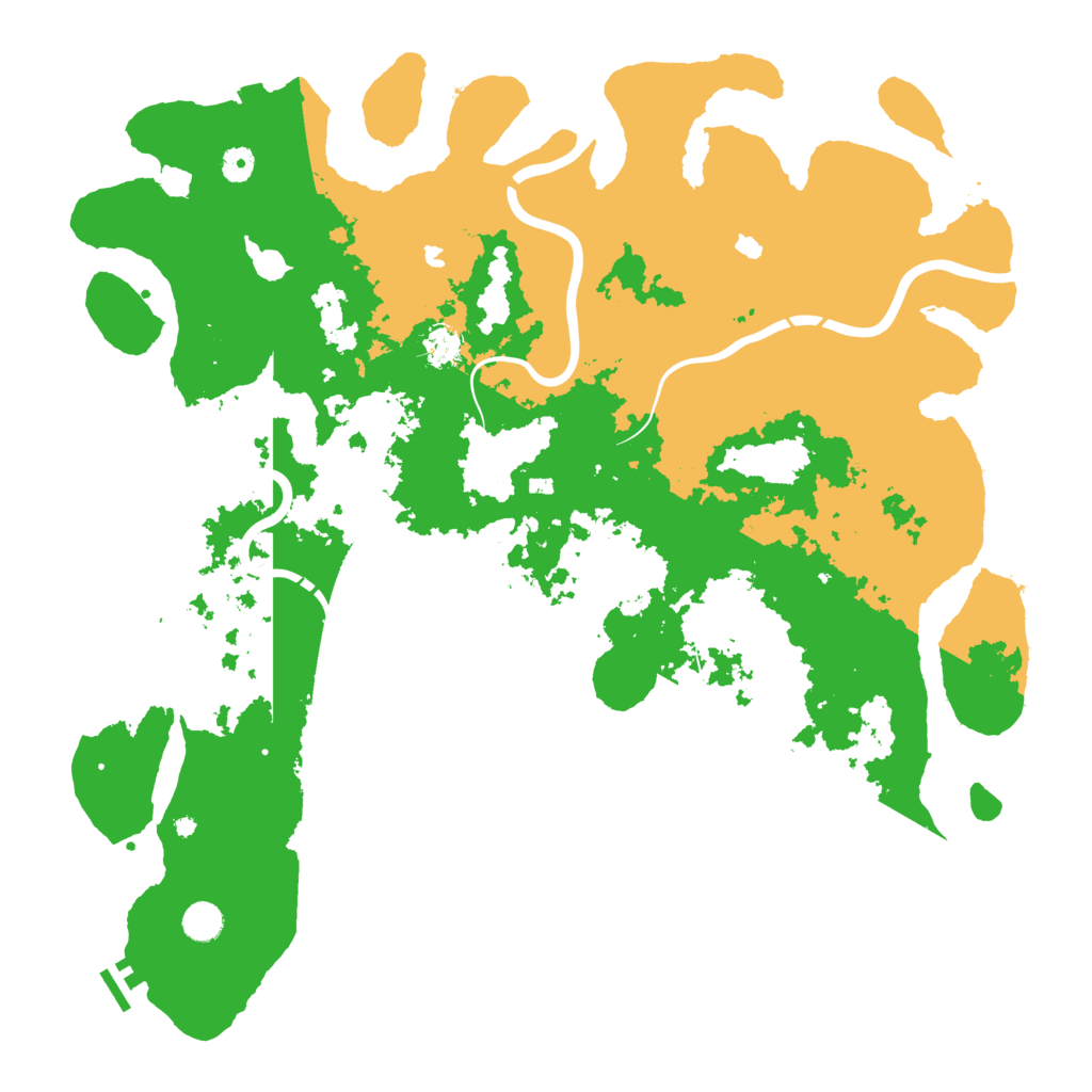 Biome Rust Map: Procedural Map, Size: 4800, Seed: 228173332