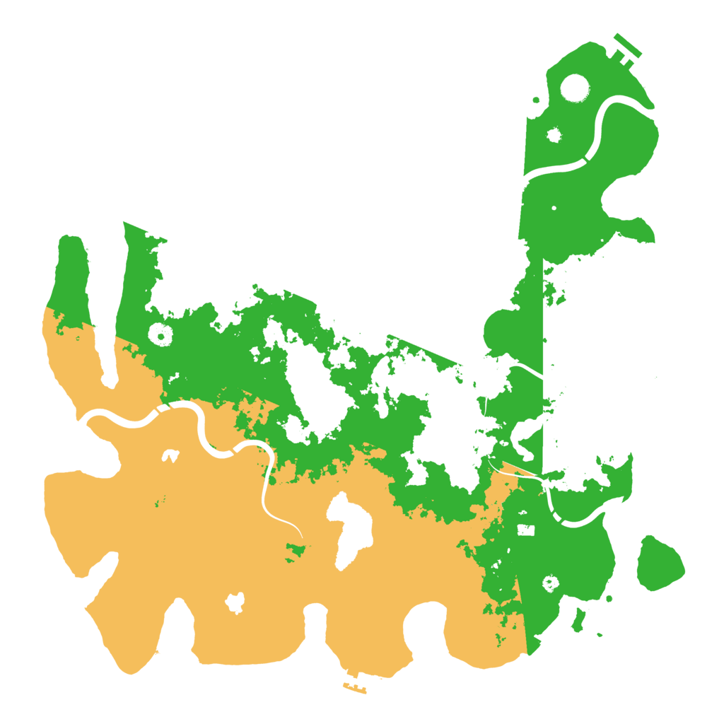 Biome Rust Map: Procedural Map, Size: 4500, Seed: 1470179696