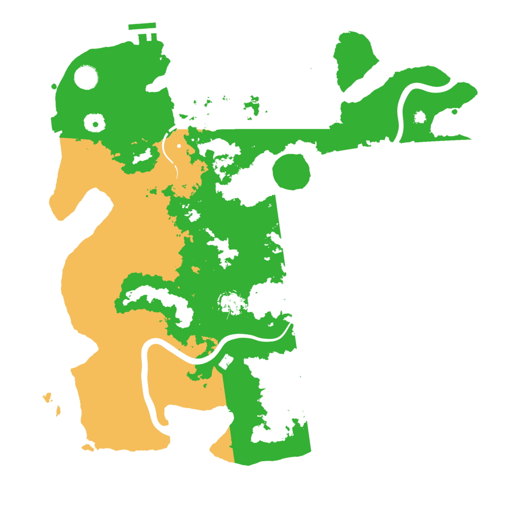 Biome Rust Map: Procedural Map, Size: 3800, Seed: 1761698660