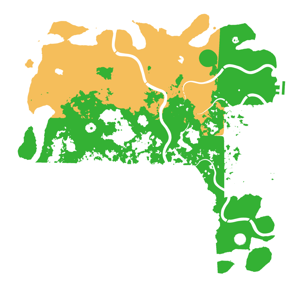 Biome Rust Map: Procedural Map, Size: 4500, Seed: 78874472