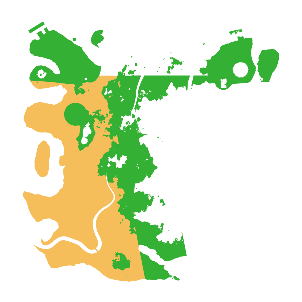 Biome Rust Map: Procedural Map, Size: 3500, Seed: 1997964406