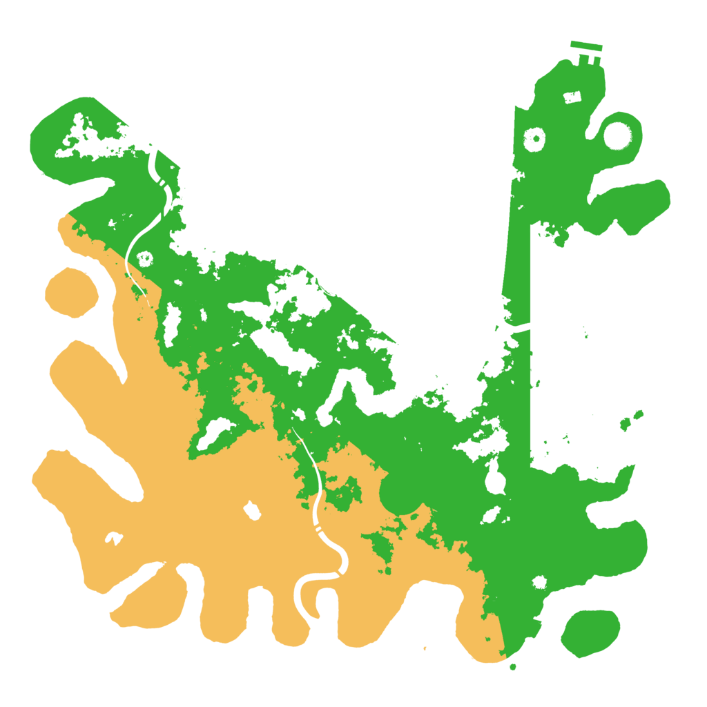 Biome Rust Map: Procedural Map, Size: 4500, Seed: 1747933559