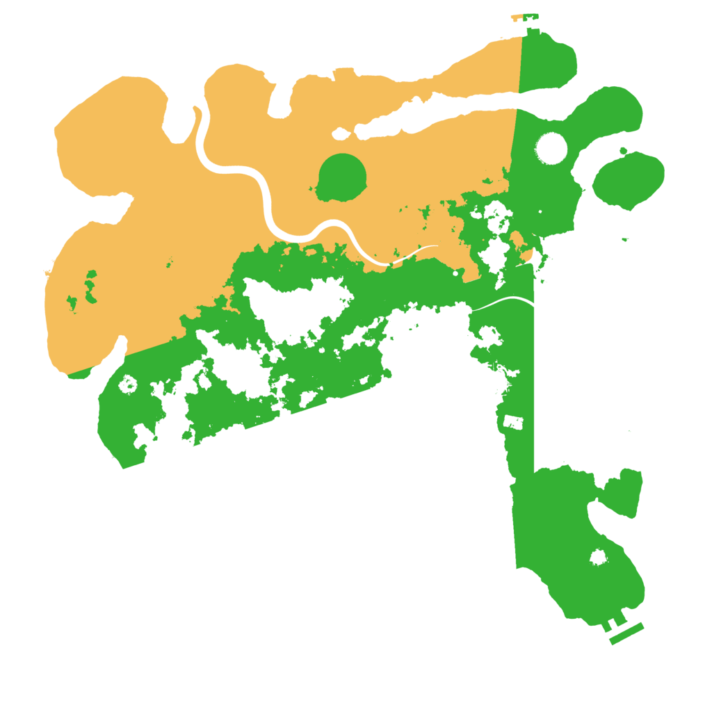 Biome Rust Map: Procedural Map, Size: 3950, Seed: 868575120