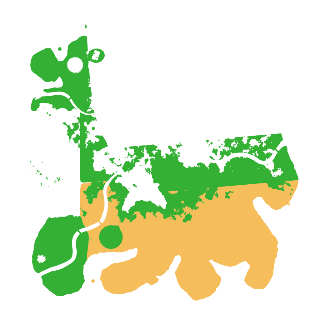 Biome Rust Map: Procedural Map, Size: 3600, Seed: 1075760693