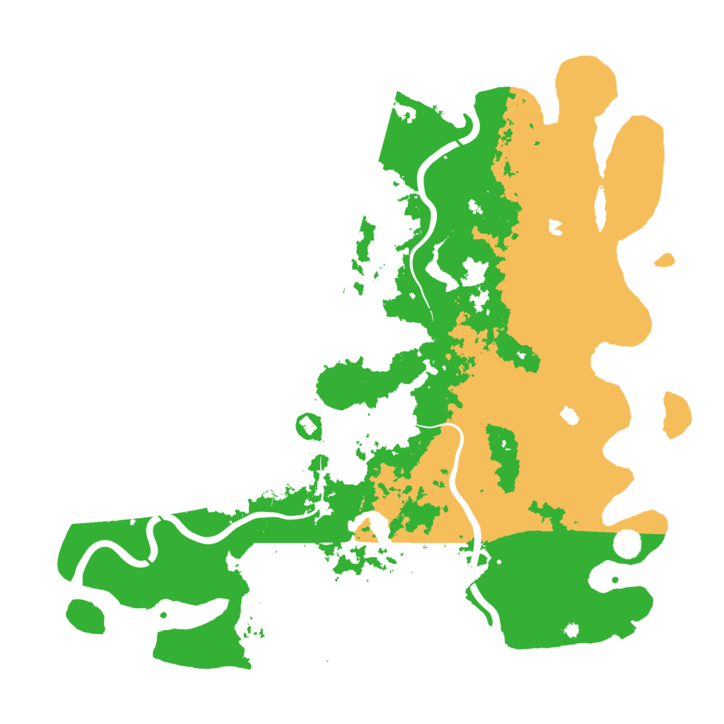 Biome Rust Map: Procedural Map, Size: 4500, Seed: 1024155845