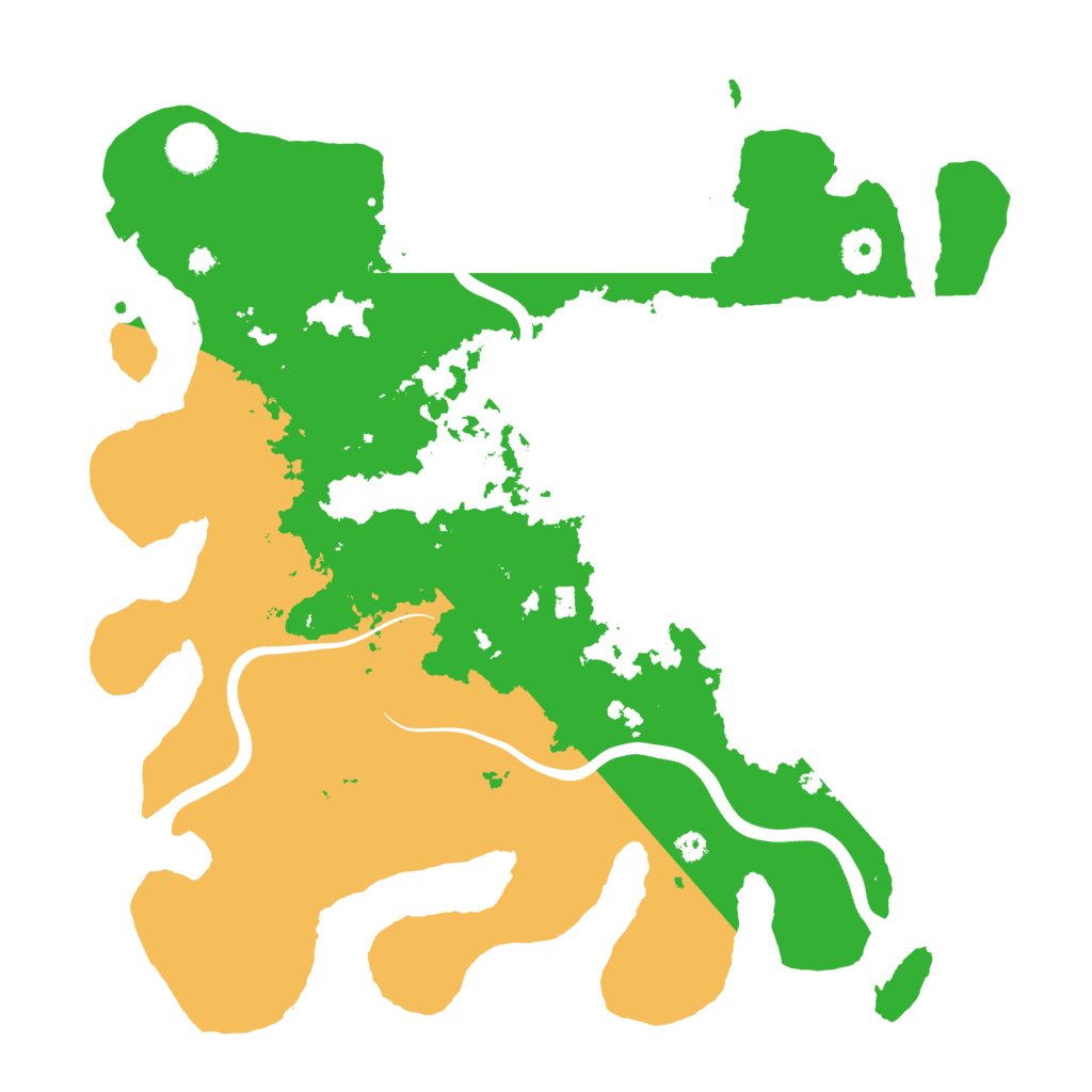 Biome Rust Map: Procedural Map, Size: 3750, Seed: 858660504