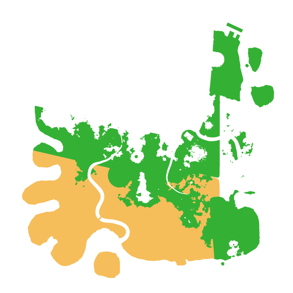 Biome Rust Map: Procedural Map, Size: 3500, Seed: 1533500420