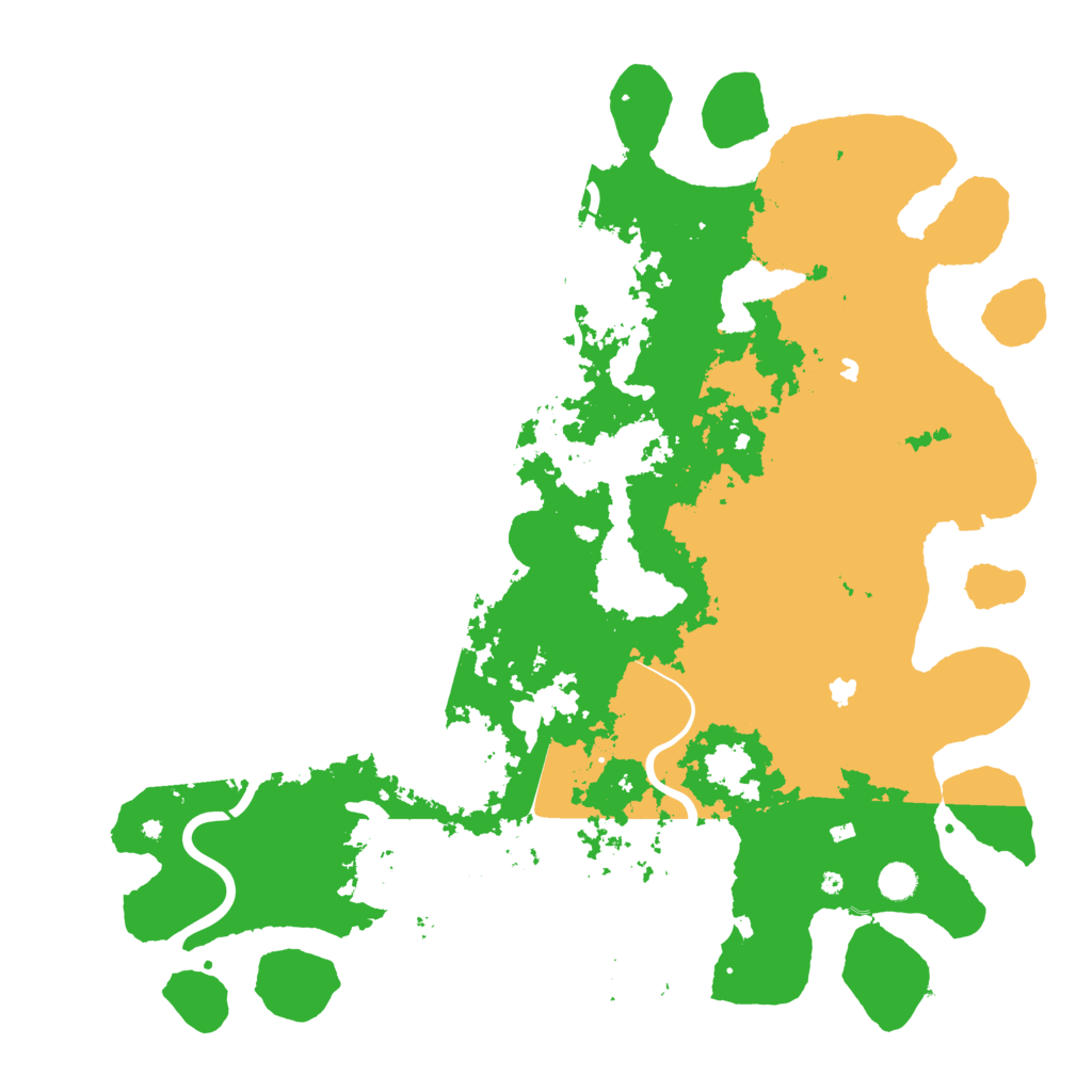 Biome Rust Map: Procedural Map, Size: 5000, Seed: 3799884