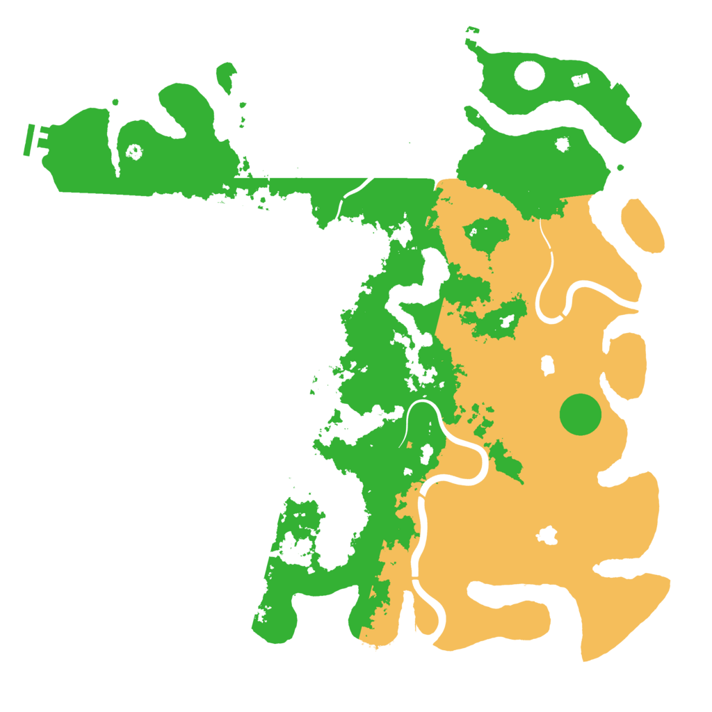 Biome Rust Map: Procedural Map, Size: 4500, Seed: 304079038