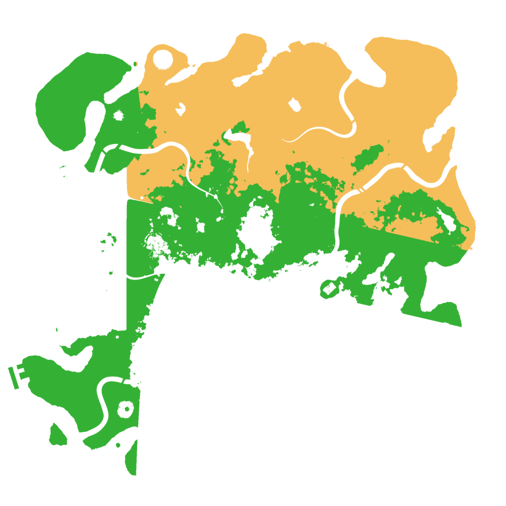 Biome Rust Map: Procedural Map, Size: 4500, Seed: 882813493