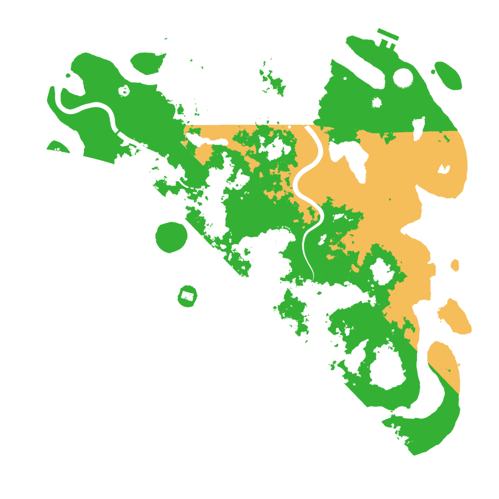 Biome Rust Map: Procedural Map, Size: 4500, Seed: 2050231722