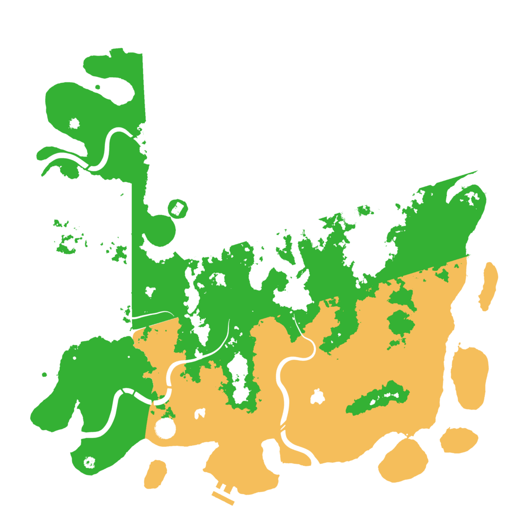 Biome Rust Map: Procedural Map, Size: 4500, Seed: 146245774