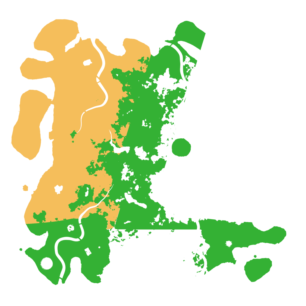 Biome Rust Map: Procedural Map, Size: 4500, Seed: 1266780360