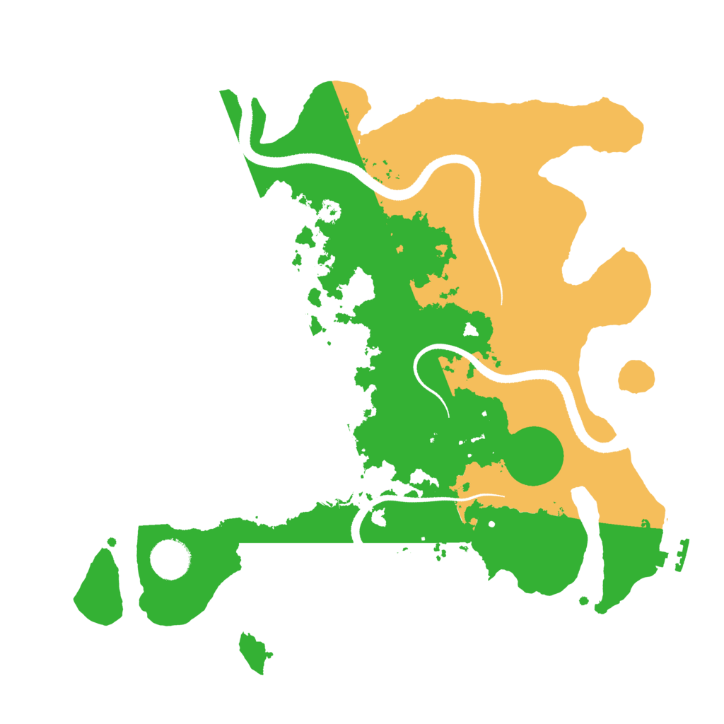 Biome Rust Map: Procedural Map, Size: 3250, Seed: 709135861