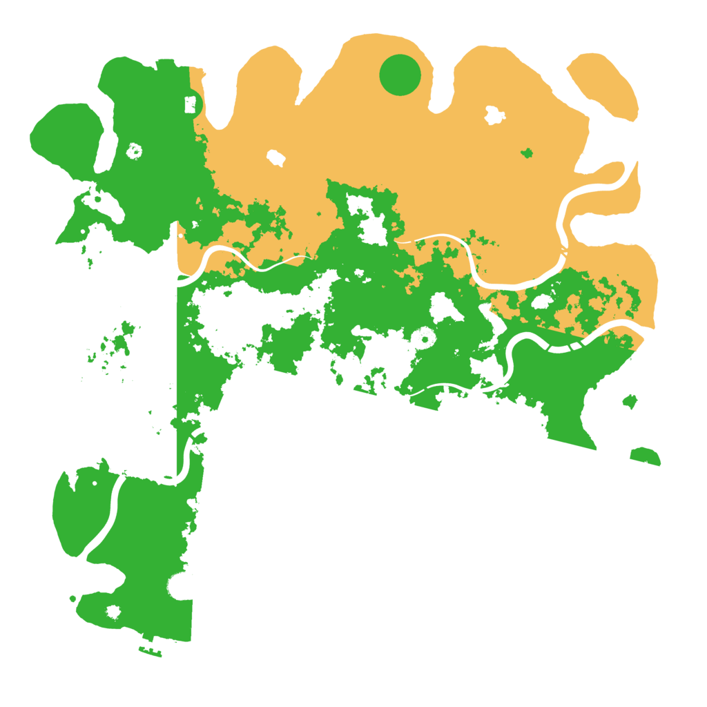 Biome Rust Map: Procedural Map, Size: 4500, Seed: 1057629265