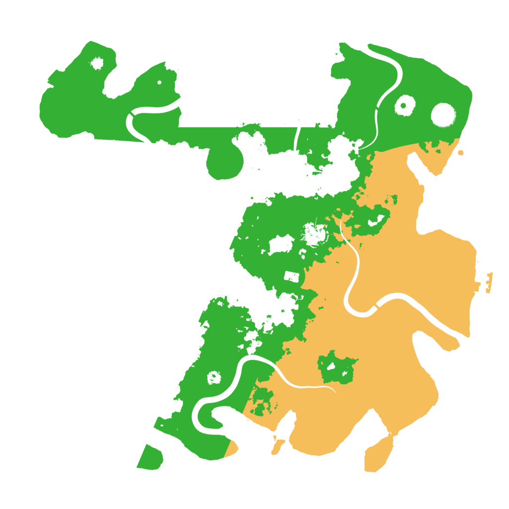 Biome Rust Map: Procedural Map, Size: 3700, Seed: 1320257047
