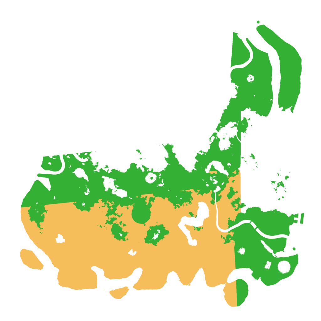 Biome Rust Map: Procedural Map, Size: 4500, Seed: 1227828620