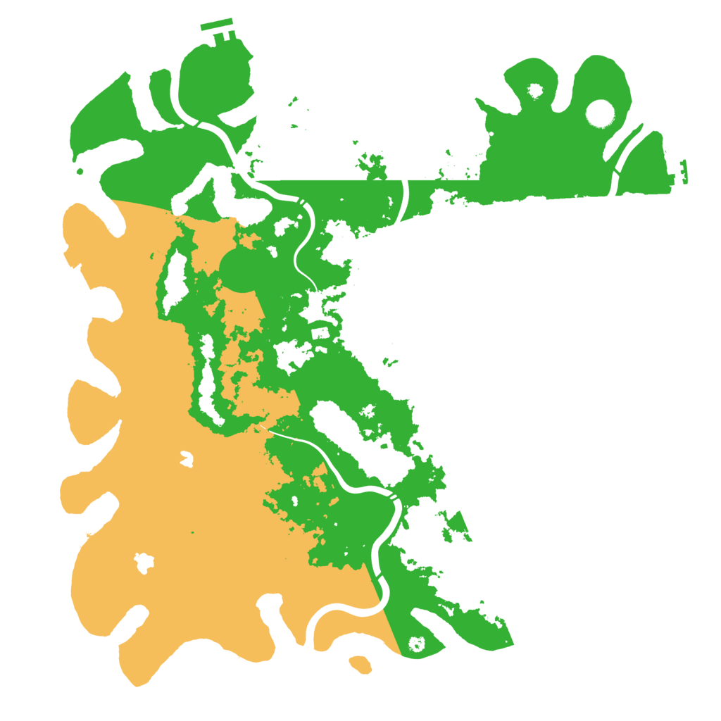 Biome Rust Map: Procedural Map, Size: 4500, Seed: 932150