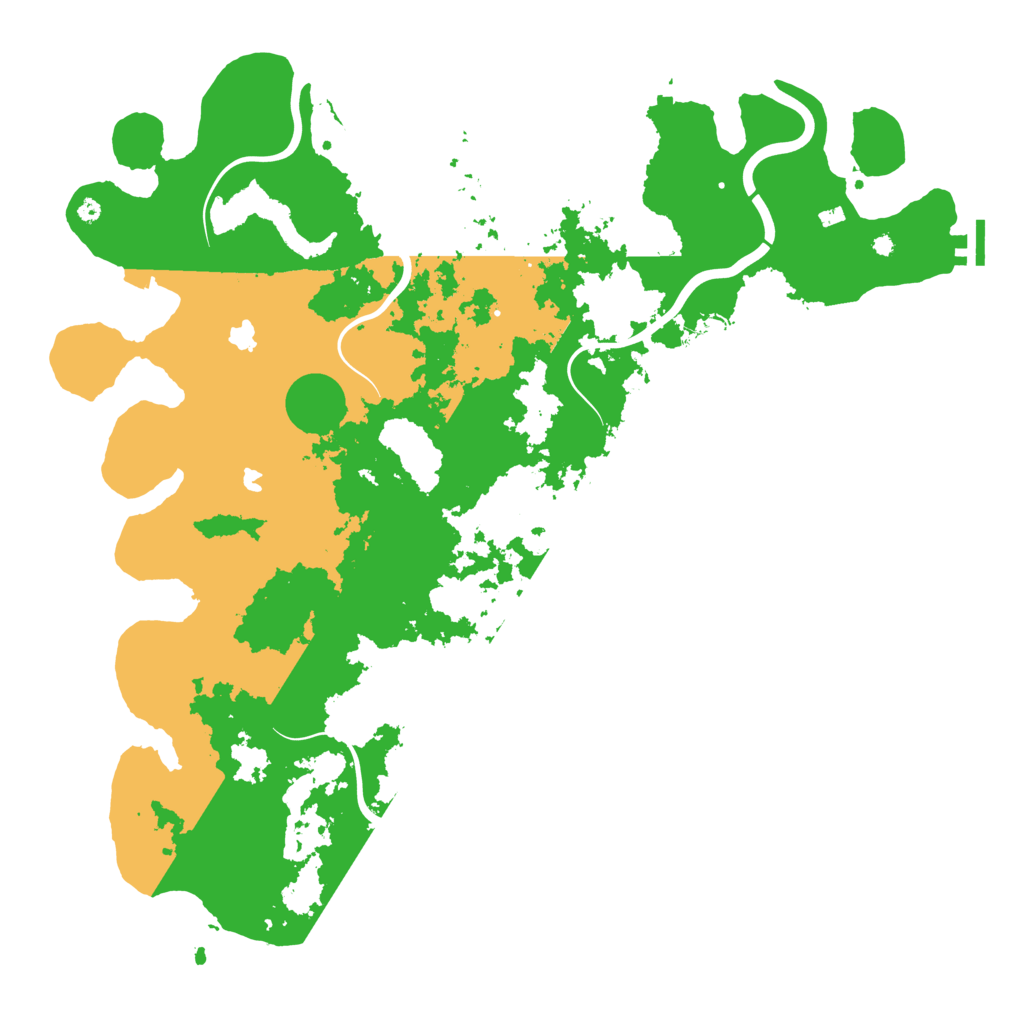 Biome Rust Map: Procedural Map, Size: 4500, Seed: 2006676088