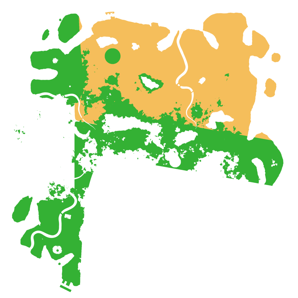 Biome Rust Map: Procedural Map, Size: 5000, Seed: 2748391