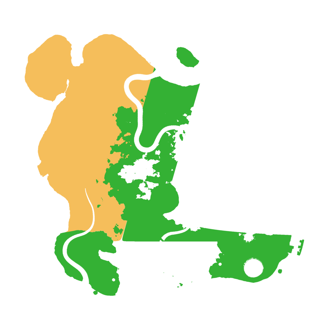 Biome Rust Map: Procedural Map, Size: 3000, Seed: 768456637