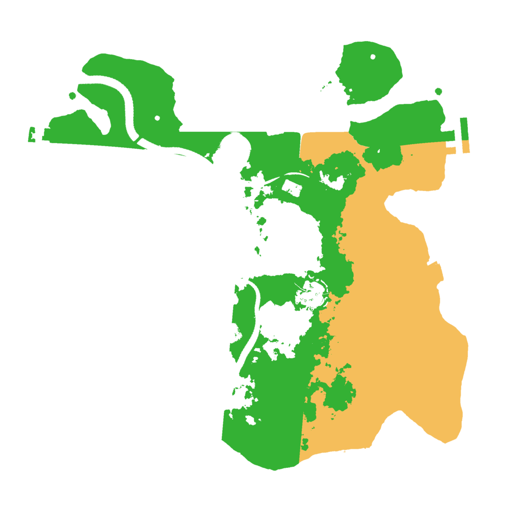 Biome Rust Map: Procedural Map, Size: 3000, Seed: 925334059