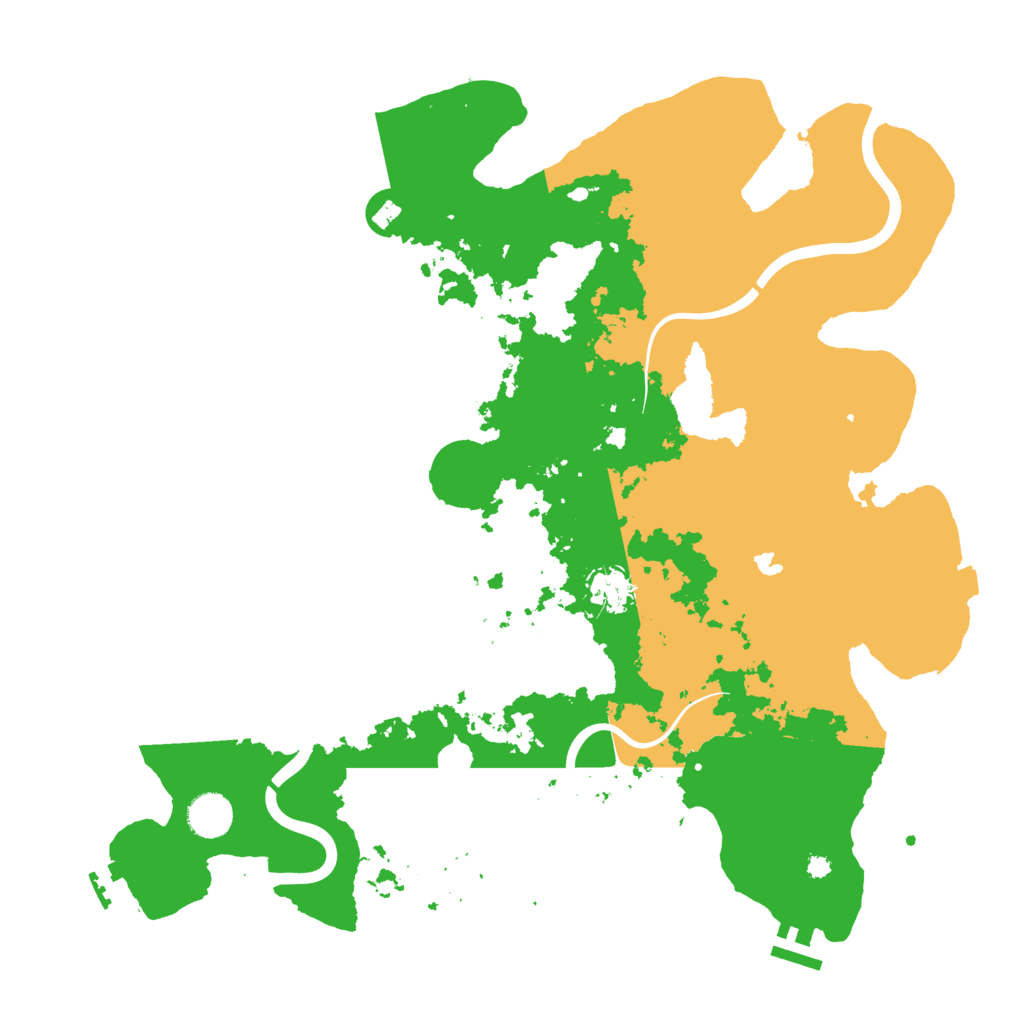Biome Rust Map: Procedural Map, Size: 4000, Seed: 414652