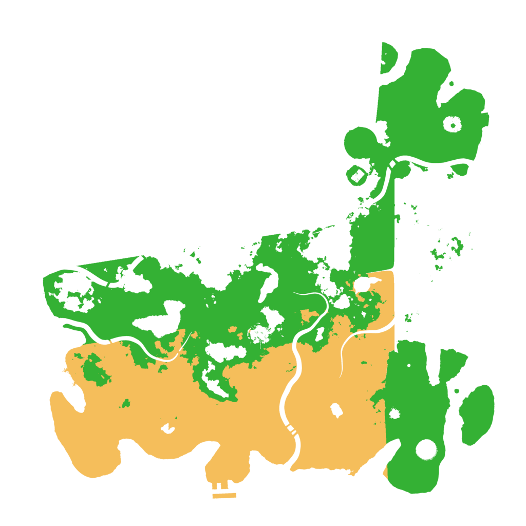 Biome Rust Map: Procedural Map, Size: 4500, Seed: 477033344