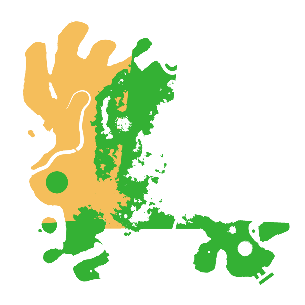 Biome Rust Map: Procedural Map, Size: 3650, Seed: 18934579