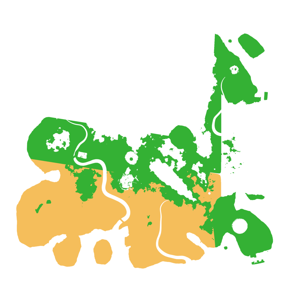 Biome Rust Map: Procedural Map, Size: 3500, Seed: 1059617170