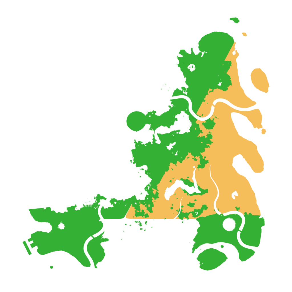 Biome Rust Map: Procedural Map, Size: 4000, Seed: 1661511402